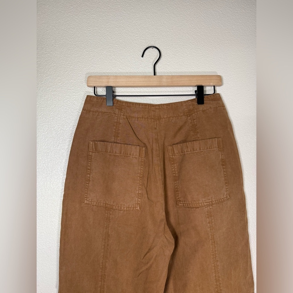 NWOT Joie Brown Elettra Straight Leg Barrel Pants‎ Size 6 Cotton Blend L10 - Picture 8 of 11